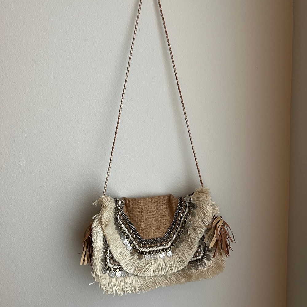 Shashi Fringe Boho Purse